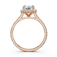  diamond Ring 14k Rose Gold