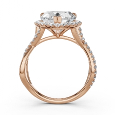  diamond Ring 18k Rose Gold