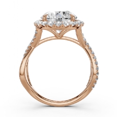  diamond Ring 18k Rose Gold