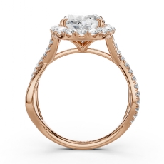  diamond Ring 14k Rose Gold