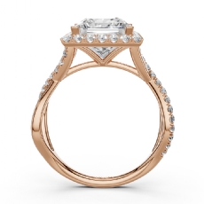  diamond Ring 14k Rose Gold