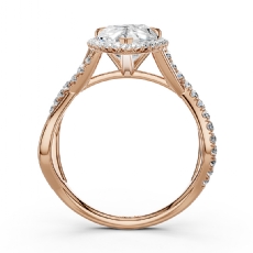  diamond Ring 18k Rose Gold