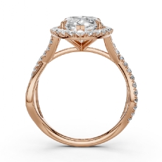  diamond Ring 14k Rose Gold