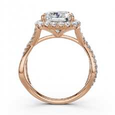  diamond Ring 18k Rose Gold