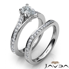 Pave Setting Bridal Set diamond  Platinum 950