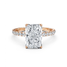  diamond Ring 14k Rose Gold