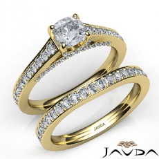 Bridal Wedding Ring Sets diamond Ring 14k Gold Yellow