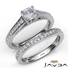 Bridal Wedding Ring Sets diamond Ring Platinum 950