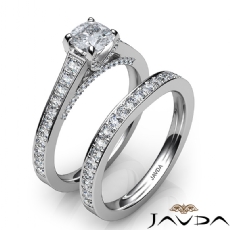 Bridal Wedding Ring Sets diamond Ring 14k Gold White