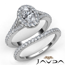Hot Luxury Quality Bridal Set diamond  18k Gold White