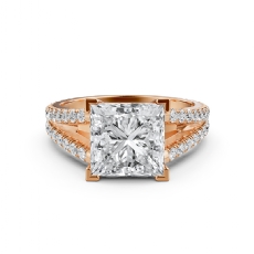  diamond Ring 14k Rose Gold