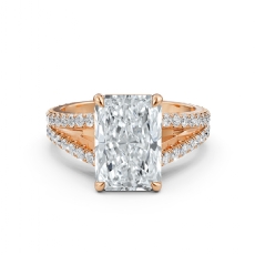  diamond Ring 14k Rose Gold