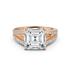  diamond Ring 14k Rose Gold