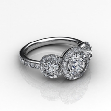  diamond Ring Platinum 950