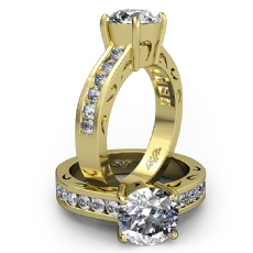  diamond Ring 14k Gold Yellow