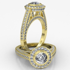  diamond Ring 18k Gold Yellow