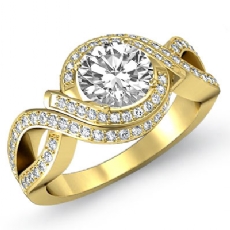  diamond Ring 18k Gold Yellow