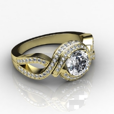  diamond Ring 18k Gold Yellow