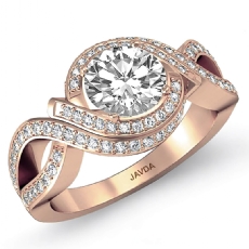  diamond Ring 18k Rose Gold