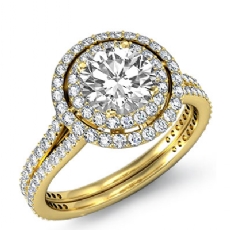  diamond Ring 18k Gold Yellow