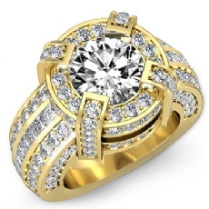  diamond Ring 18k Gold Yellow