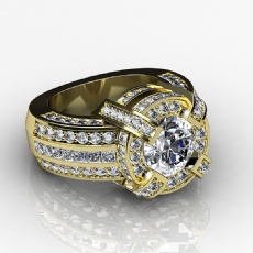  diamond Ring 18k Gold Yellow