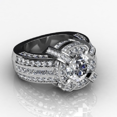  diamond Ring Platinum 950