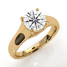  diamond Ring 18k Gold Yellow