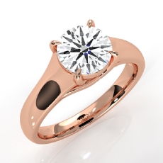  diamond  14k Rose Gold