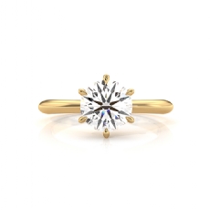  diamond Ring 18k Gold Yellow