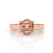 <gram> Six Prong Solitaire Trellis Engagement Ring Setting14k Rose Gold Semi Mout - javda.com 