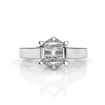 <gram> Six Prong Solitaire Trellis Engagement Ring Setting14k White Gold Semi Mout - javda.com 