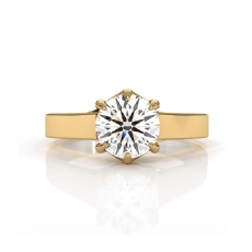  diamond Ring 18k Gold Yellow