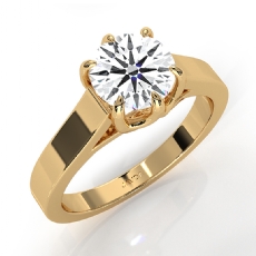  diamond Ring 18k Gold Yellow