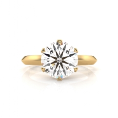  diamond Ring 18k Gold Yellow