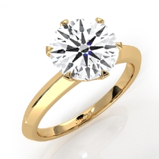  diamond Ring 18k Gold Yellow