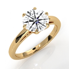  diamond Ring 18k Gold Yellow