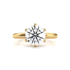  diamond Ring 18k Gold Yellow