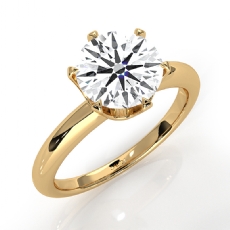  diamond Ring 18k Gold Yellow