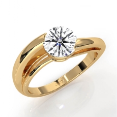  diamond Ring 18k Gold Yellow