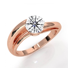  diamond  14k Rose Gold