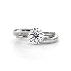  diamond Ring 14k Gold White