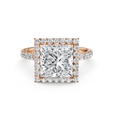  diamond  18k Rose Gold