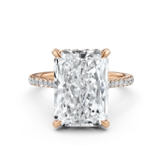  diamond  18k Rose Gold