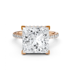  diamond  18k Rose Gold