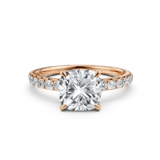  diamond Ring 18k Rose Gold