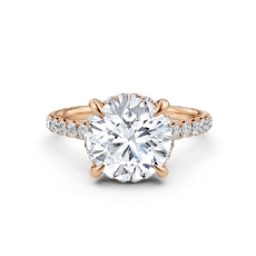  diamond Ring 14k Rose Gold