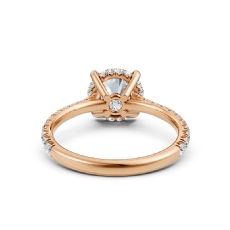  diamond Ring 14k Rose Gold