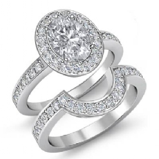 Famous Celebrity's Bridal Set diamond Ring 18k Gold White