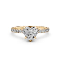  diamond Ring 18k Gold Yellow